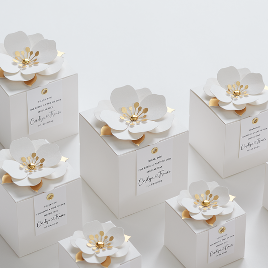 White favor boxes