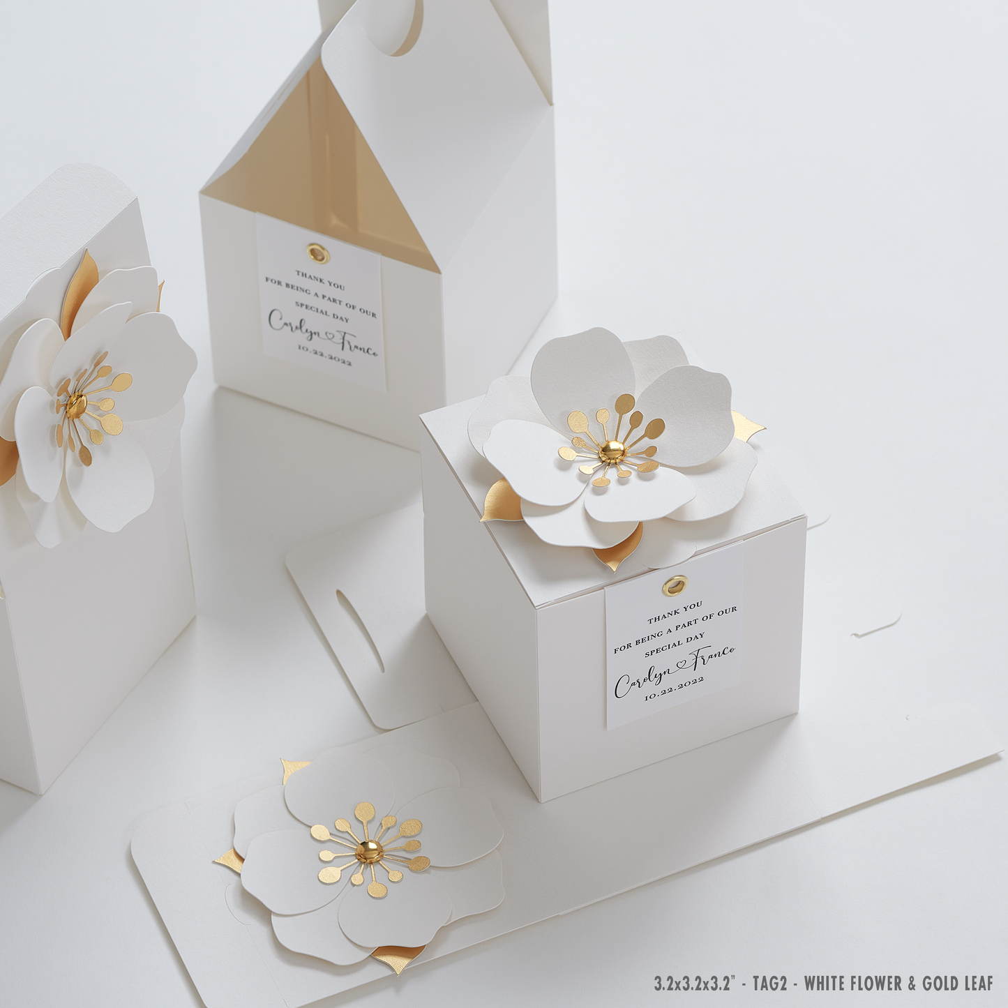 White favor boxes