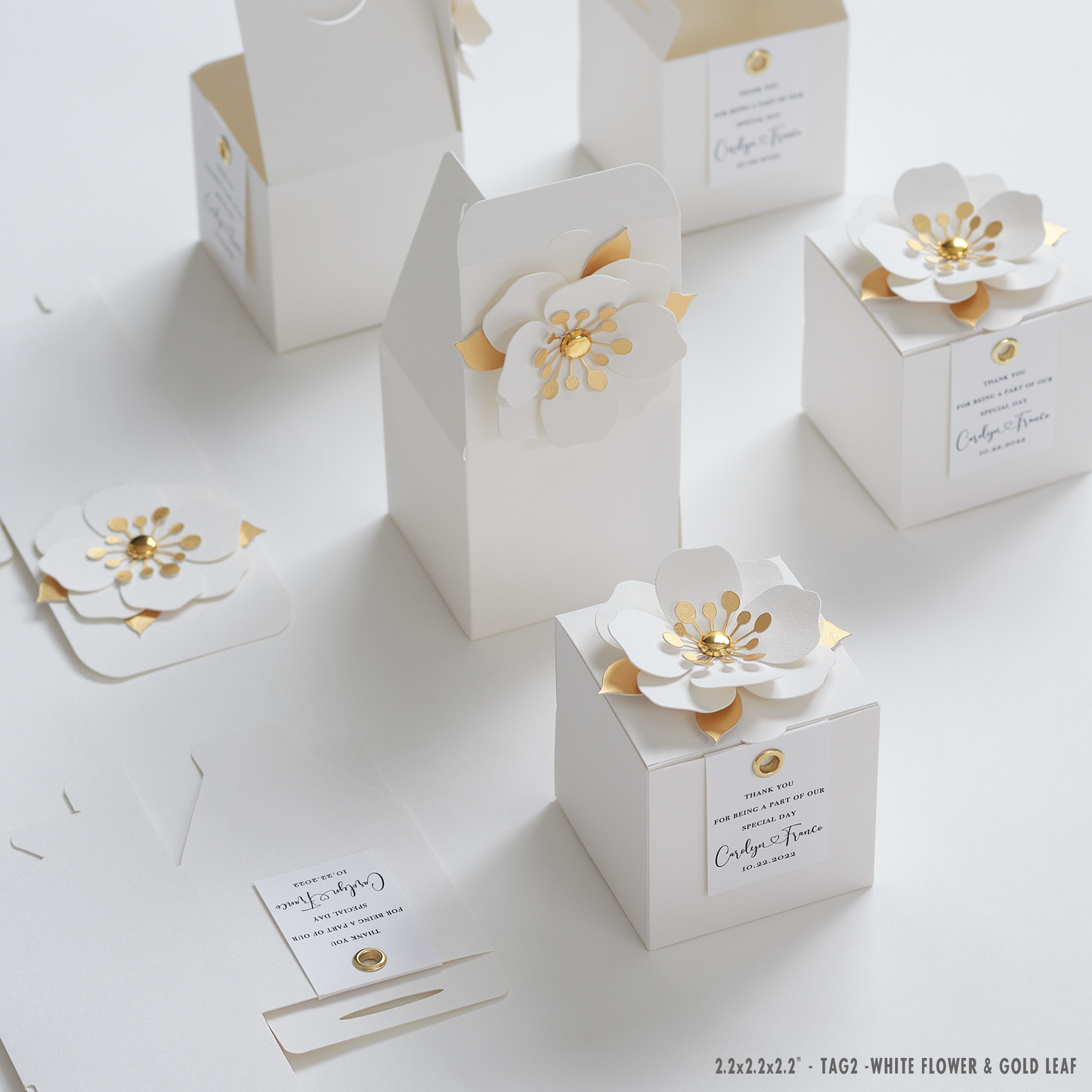 White favor boxes